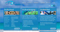 Desktop Screenshot of dive4all.nl