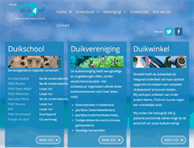 Tablet Screenshot of dive4all.nl